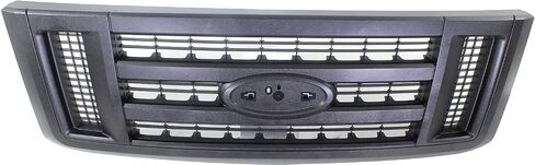Garage-Pro Grille Assembly Compatible With 2008-2014 Ford E-150, Fits 2008-2014 Ford E-250 Painted Black Shell and Insert Plastic Grille in Saudi Arabia