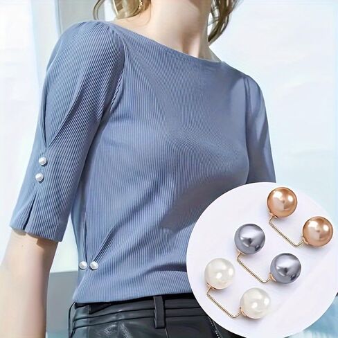 8PC Artificial Brooch Pins, Ideal for Women's Clothing Decorations and Party Accessories in Saudi Arabia