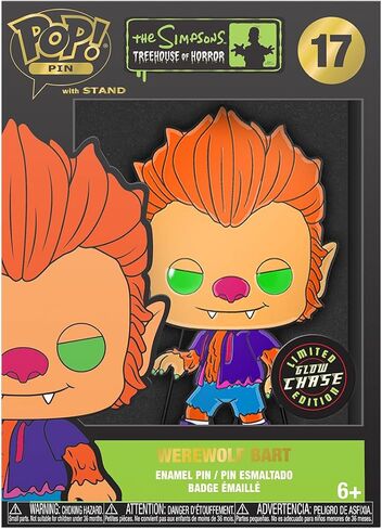 Loungefly PIN Large Enamel Pin Horror: Simpsons - Bart Simpson - BART - The Simpsons Enamel Pins - Cute Collectable Novelty Brooch - for Backpacks & Bags - Gift Idea - TV Fans in Saudi Arabia