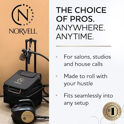 Norvell XL Mobile Spray Room Pop-Up Tent, Self Tanning Tent, Black in Saudi Arabia