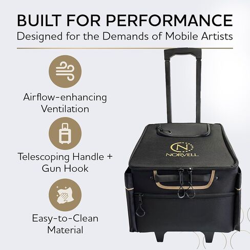 Norvell XL Mobile Spray Room Pop-Up Tent, Self Tanning Tent, Black in Saudi Arabia