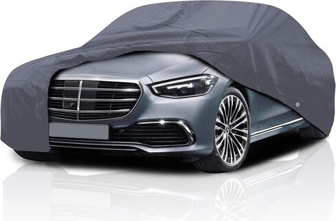 Ultimum Lite Car Cover for Mercedes-Benz S550 2007-2017 4-Door Sedan Lightweight All Weather Protection Semi Custom Fit Dust, Sun, Snow, Rain Protection Indoor Outdoor Gray in Saudi Arabia