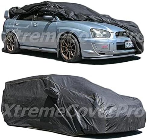 Car Cover Fits 2015 2016 2017 2018 2019 2020 Subaru WRX Sti W/STi Big Spoiler XTREMECOVERPRO Diamond Series Grey in Saudi Arabia