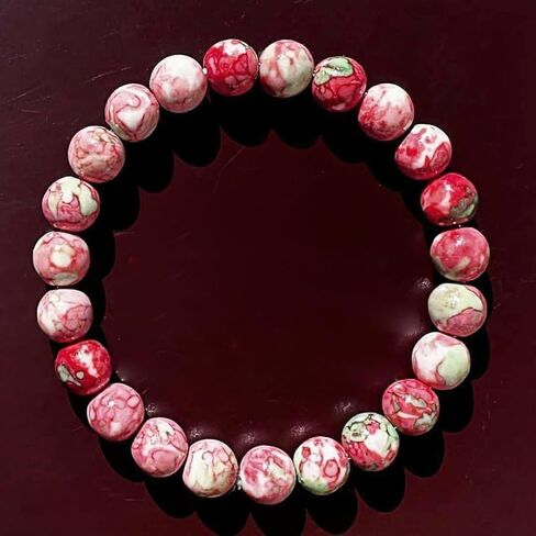 Bracelets for Women Men Natural Rainbow Stone Handmade Gemstone Stretch Healing Yoga Beaded Bracelet Good Luck Meditation Reiki Spiritual Jewelry Gifts 8mm in Saudi Arabia