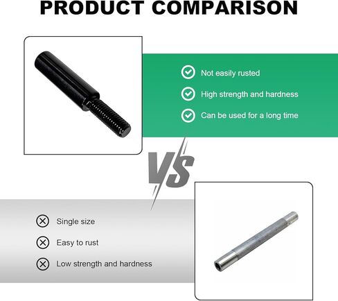 2" Shift Knob Extender, M12X1.25 Car Gear Shifter Knob Extension Lever, Aluminum Alloy Manual Gear Shifter Extender Lever Replacement for Most Vehicles, Car Accessories in Saudi Arabia