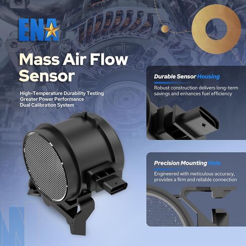ENA Mass Air Flow Sensor Meter MAF Compatible with Mercedes-Benz C230 C280 C300 C350 CL550 Dodge Freightliner Sprinter 2500 3500 2007-2015 Replacement for 2730940948 A2730940548 2730940548 2730940648 in Saudi Arabia