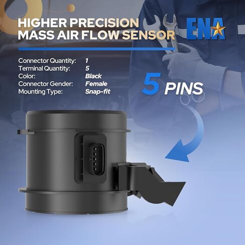 ENA Mass Air Flow Sensor Meter MAF Compatible with Mercedes-Benz C230 C280 C300 C350 CL550 Dodge Freightliner Sprinter 2500 3500 2007-2015 Replacement for 2730940948 A2730940548 2730940548 2730940648 in Saudi Arabia