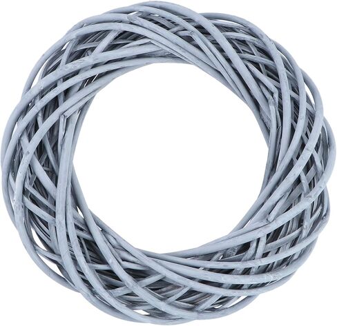 VOSAREA Willow Wreath Form Cypress Wreath DIY Willow Rattan Garland Rattan Natural Home Garland Decor (Gray) Twig s for Crafts in Saudi Arabia