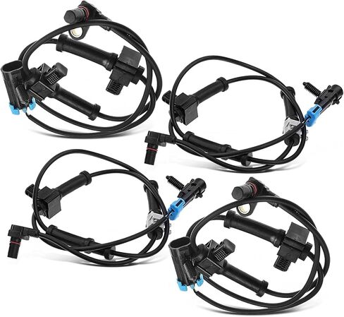 A-Premium ABS Wheel Speed Sensor Compatible with Hummer Models - H3 2006 2007 2008 - Front and Rear Side, 4-PC Set, Replace# 15271077, 15822874 in Saudi Arabia