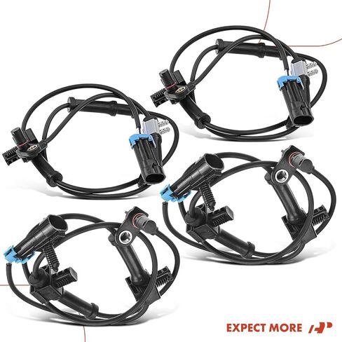 A-Premium ABS Wheel Speed Sensor Compatible with Hummer Models - H3 2006 2007 2008 - Front and Rear Side, 4-PC Set, Replace# 15271077, 15822874 in Saudi Arabia