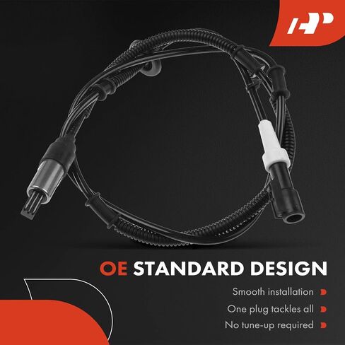 A-Premium ABS Wheel Speed Sensor Compatible with Ford, Lincoln & Mercury Models - Crown Victoria 1995-1997, Town Car 1995-1997, Grand Marquis 1995-1997 - Rear Driver or Passenger, Replace# F5AZ2C190A in Saudi Arabia