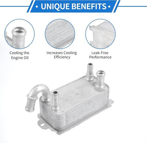 1 Pc Engine Oil Cooler for Mazda 3 2009-2020 Aluminum Alloy Silver Tone Transmission Oil Cooler Trans Cooler in Saudi Arabia
