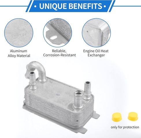 1 Pc Engine Oil Cooler for Mazda 3 2009-2020 Aluminum Alloy Silver Tone Transmission Oil Cooler Trans Cooler in Saudi Arabia