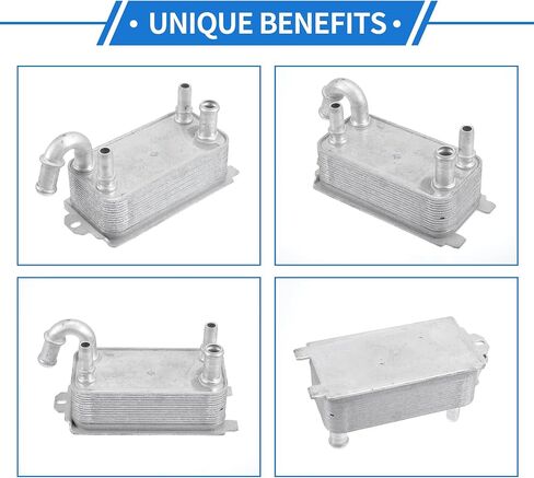 1 Pc Engine Oil Cooler for Mazda 3 2009-2020 Aluminum Alloy Silver Tone Transmission Oil Cooler Trans Cooler in Saudi Arabia