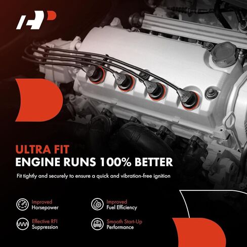 9 قطع أسلاك توصيل شرارة A-Premium متوافقة مع International Harvester 100 1974، 150 1975، 200 1974-1975، 1010، 1110، 1210، 1310، 1000D، 1100D، 1200D، 1300D، 908C، M1100، M1200، M1400، M800، MA1200 in Saudi Arabia