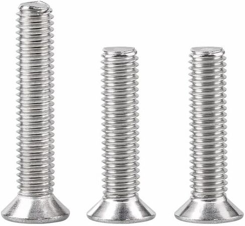 M5x25mm Flat Head Wood Screws,Self Tapping Screw 304 Stainless Steel Screw Phillips Head Self Drilling (50pcs) in Kuwait