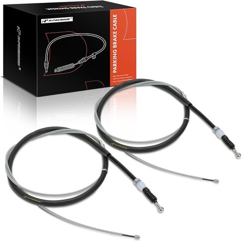 A-Premium 2-PC Set Parking Brake Cable Assembly Compatible with Volkswagen & Audi Models: Jetta 2006-2014, Golf, Golf R, A3 Quattro, GT, R32 in Saudi Arabia