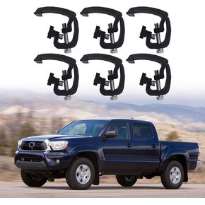Set of 6 Truck Bed Clamps for Truck Topper/Cap/Camper Shell compatible with Toyota Tacoma '05 and Newer with Bed Rail System in Kuwait