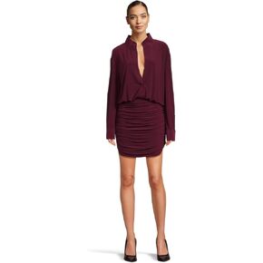 Norma Kamali Women's Boyfriend Nk Shirt Shirred Skirt Dress in Kuwait