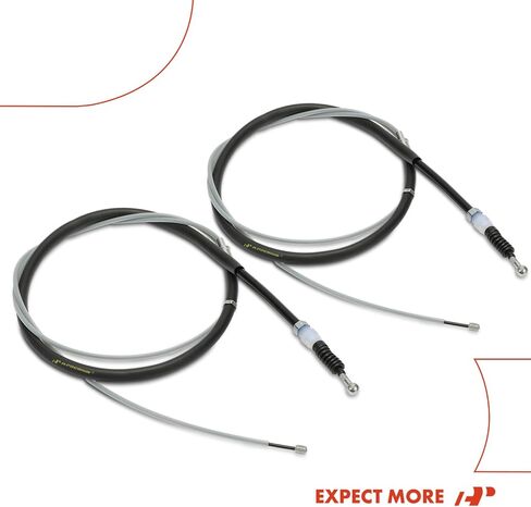A-Premium 2-PC Set Parking Brake Cable Assembly Compatible with Volkswagen & Audi Models: Jetta 2006-2014, Golf, Golf R, A3 Quattro, GT, R32 in Saudi Arabia