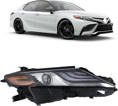 LABLT Passenger Side Headlight Assembly Replacement for Camry XSE 2021 2022 Right Side Headlight Replacement for 8111006G30 in Saudi Arabia