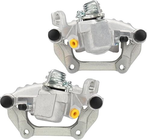 Rear Driver and Passenger Side Disc Brake Calipers Assembly 19B3126 19B3127 Compatible for 2003-2006 Mini Cooper,2008 for Mini Cooper in Saudi Arabia