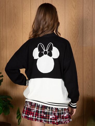 Disney Mickey Mouse Minnie Mouse Adult Oversized Cardigan Sweater Sizes X-Small - 2XL in Saudi Arabia