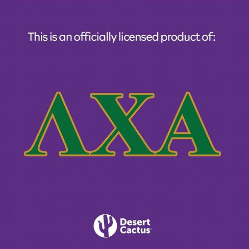 Desert Cactus Lambda Chi Alpha Tie Fraternity 100% Polyester with Logo Officially Licensed (Style A) in Saudi Arabia