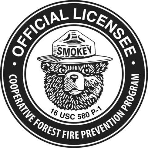 Smokey Bear Smokey with Animals Vintage Sticker (Decal for Cars, Trucks, and Laptops (3 inches) in Saudi Arabia