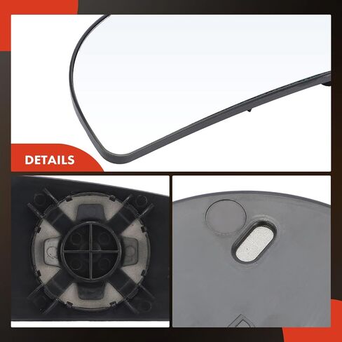 A-Premium Right Passenger Side Lower Mirror Glass - Compatible with 2009-2024 Dodge Ram 1500 2500 3500 - Towing Mirror Convex with Backing Plate, Replace# 68067730AA in Saudi Arabia