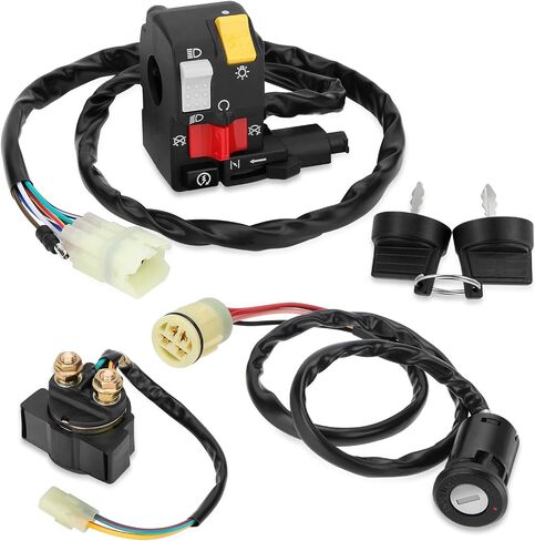 M MATI المقود مفتاح تشغيل مرحل التبديل عدة لهوندا فورمان 450 S TRX450FM 1998-2004 مانول التحول 35020-HM7-A00 35100-HN0-A02 35850-HM7-000 in Saudi Arabia