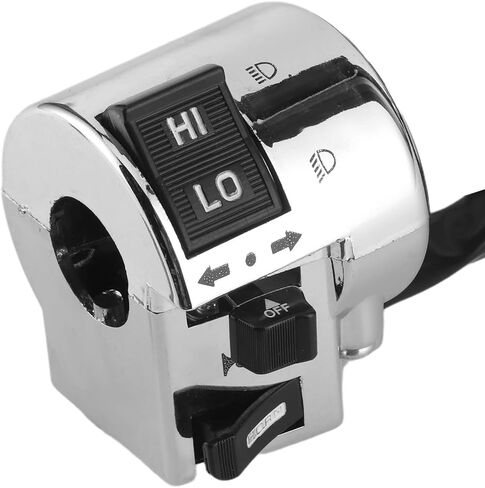Handlebar Controls,1 Pair Motorcycle Handlebar Switch Control Button for Turn Headlight Horn 25mm Universal Turn Horn Switch Motorcycle Handlebar Switch Turn Motorcycle in Saudi Arabia