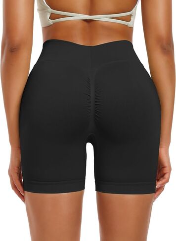 Women Yoga Short Leggings Workout Sports Shorts Running Fitness Gym Leggings Hip Lifting Pants in Saudi Arabia