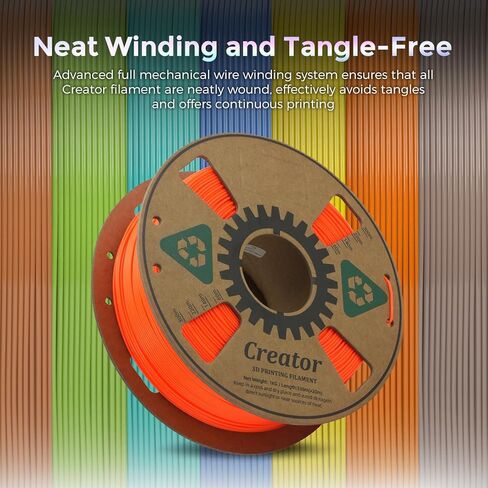 Creator High Speed PLA 3D Printer Filament 1.75mm+/- 0.02mm, Nebula Purple HS PLA for 500mm/s Fast Printing, Different Color by Light, Chameleon 3D Printing Filament 1kg Spool in Kuwait