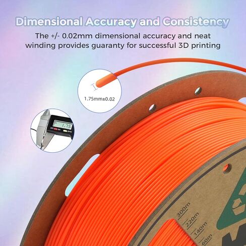 Creator High Speed PLA 3D Printer Filament 1.75mm+/- 0.02mm, Nebula Purple HS PLA for 500mm/s Fast Printing, Different Color by Light, Chameleon 3D Printing Filament 1kg Spool in Kuwait