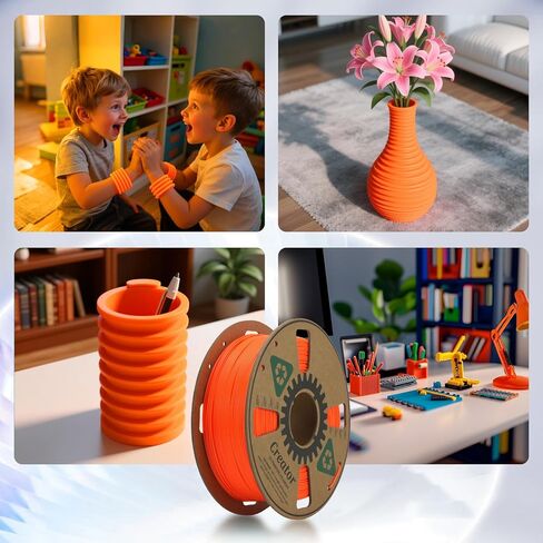 Creator High Speed PLA 3D Printer Filament 1.75mm+/- 0.02mm, Nebula Purple HS PLA for 500mm/s Fast Printing, Different Color by Light, Chameleon 3D Printing Filament 1kg Spool in Kuwait