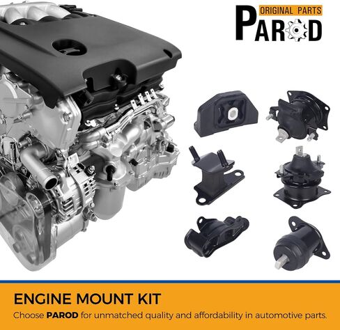 PAROD 6 قطعة حامل المحرك 3.0L V6 الغاز صالح لهوندا أكورد 2003-2007 ، استبدال # A4527HY A4526HY A4525 A4544 A4517 A4524 in Saudi Arabia
