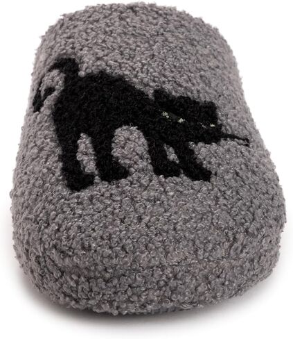 MUK LUKS Women's Novelty Punch Needle Grey Cat in Kuwait