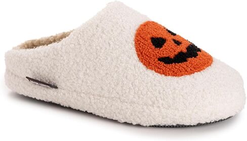 MUK LUKS Women's Novelty Punch Needle Grey Cat in Kuwait