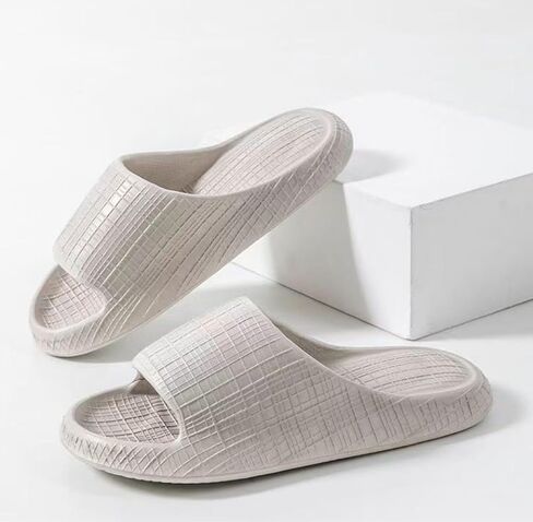 Pillow Slippers for Women Men Cloud Slippers Shower Sandals House Slides Soft Non-Slip Indoor in Saudi Arabia