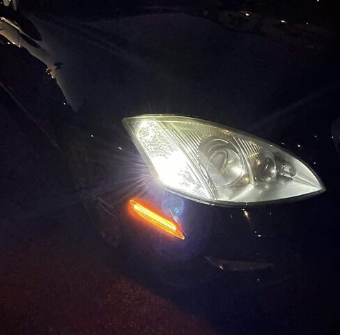 iJDMTOY عدسة شفافة/بيضاء، مجموعة مصابيح LED كاملة بشريط أمامي متوافق مع 2007-2009 Mercedes W221 Pre-LC S320 S350 S400 S500 S550 S600 (ليست لـ AMG)، استبدل العدسات الكهرمانية OEM in Kuwait