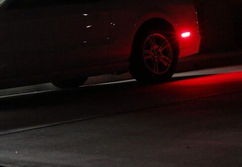 iJDMTOY Smoked Lens Red Full LED Rear Side Marker Light Kit Compatible With 2008-2013 Cadillac CTS Sedan, Powered by 40-SMD LED, Replace OEM Back Sidemarker Lamps in Saudi Arabia