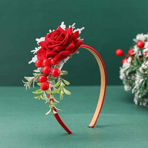 Catery عيد الميلاد عصابات الرنة قرن الوعل عيد الميلاد الشعر هوب خوذة التوت عيد الميلاد حزب أغطية الرأس للنساء والفتيات in Kuwait