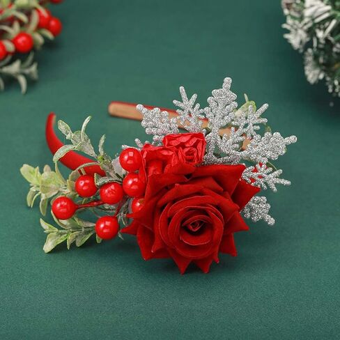 Catery عيد الميلاد عصابات الرنة قرن الوعل عيد الميلاد الشعر هوب خوذة التوت عيد الميلاد حزب أغطية الرأس للنساء والفتيات in Kuwait