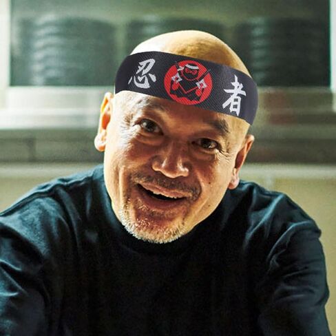 8PCS Sushi Chef Bandana Ninja Karate Headband Japanese Headwear Hibachi Chef Hat Sports Headband Cooking Costume Supply in Saudi Arabia