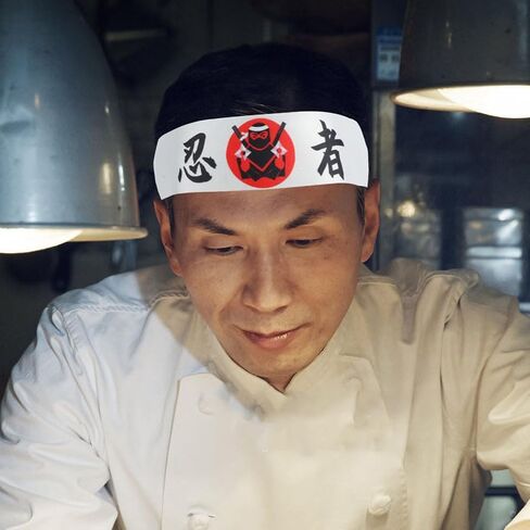 8PCS Sushi Chef Bandana Ninja Karate Headband Japanese Headwear Hibachi Chef Hat Sports Headband Cooking Costume Supply in Saudi Arabia