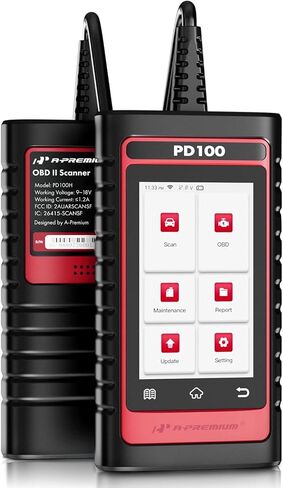 A-Premium 2025 PD100H for Honda/Toyota Full System OBD2 Scanner Diagnostic Tool, Bi-Directional Code Read Scan Tool, Full Reset (EPB/ABS/Oil/SAS/Light/...), Battery Register, with 4 in 1 Live Data in Saudi Arabia