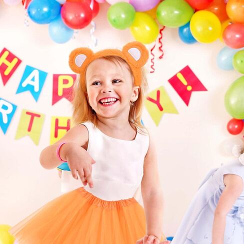 Bear Costume Bear Ear Headband Tail and Tutu Skirt Set Animal Hairband for Birthday Party Halloween Cosplay in Saudi Arabia