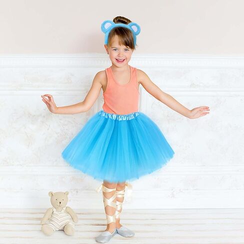 مجموعة زي الدب على شكل عصابة رأس على شكل ذيل وتنورة توتو على شكل حيوان لحفلات أعياد الميلاد وحفلات الهالوين التنكرية in Kuwait