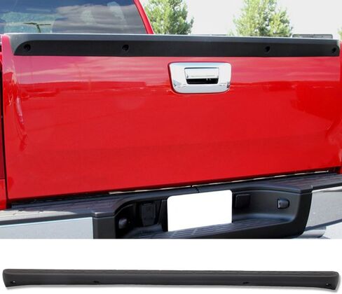 واقي الباب الخلفي متوافق مع 2007-2013 Chevy Silverado & GMC Sierra، غطاء الباب الخلفي الأسود غير المطلي من IKON MOTORSPORTS، 2008 2009 2010 2011 2012 in Saudi Arabia